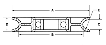 Round Idler Pulley and Drive Sheave